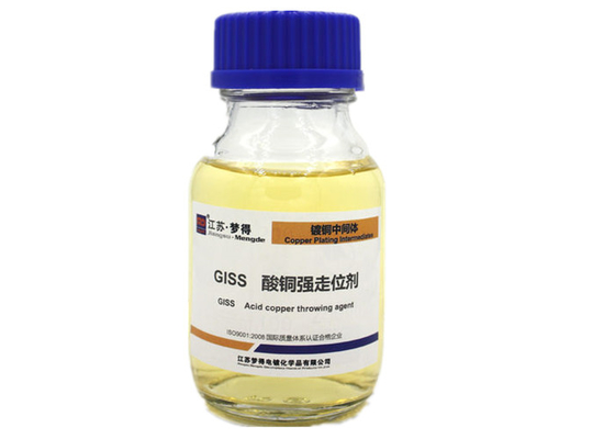 GISS nivelant l'intermédiaire de galvanoplastie d'agent pour le liquide jaune de cuivre acide